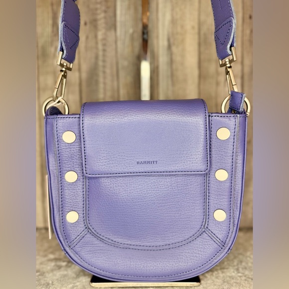 *New With Tags* Hammitt, Kayce Medium Pebble Leather Magnetic Saddle Crossbody - Picture 2 of 12
